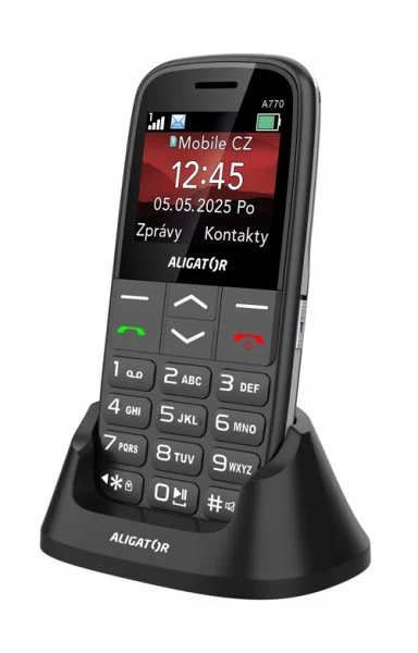 ALIGATOR A770 Senior čierny + stol.nab.1 