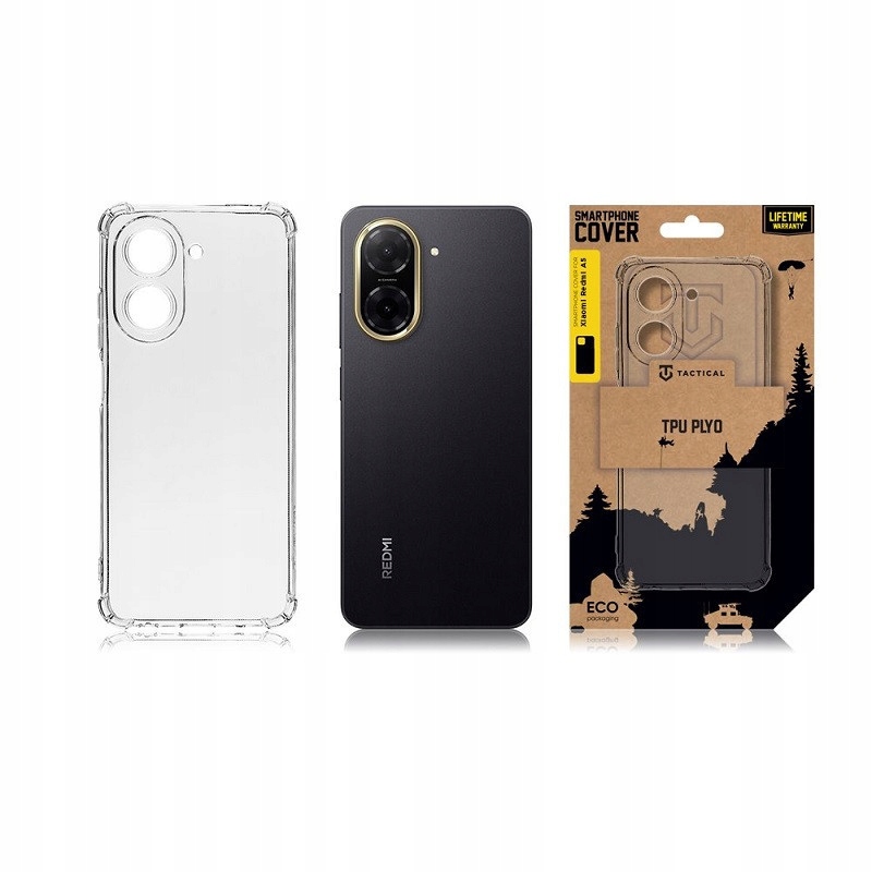 Tactical TPU Plyo Kryt pre Xiaomi Redmi A5 4G Transparent1 