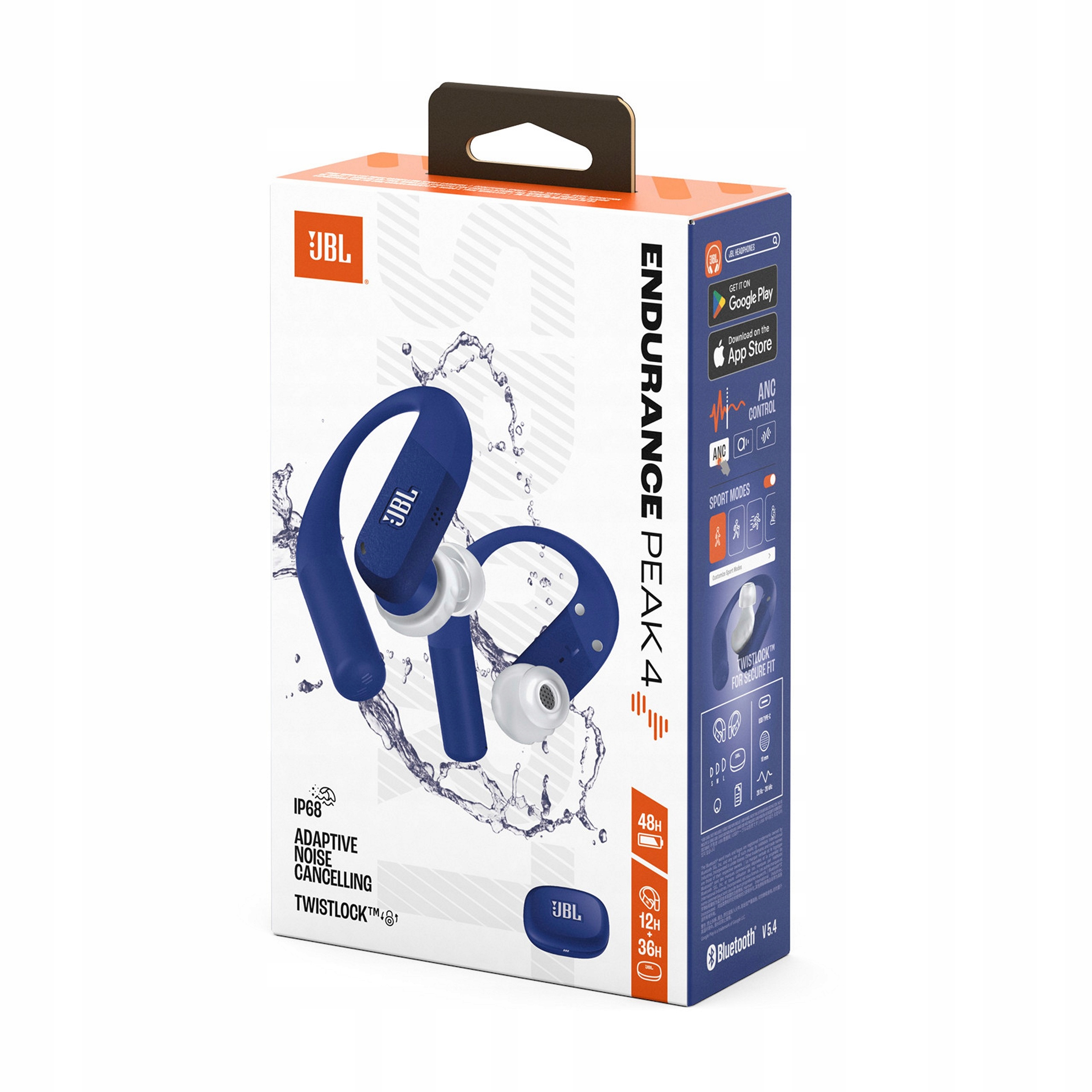 Slúchadlá JBL Endurance Peak 4 Blue9 