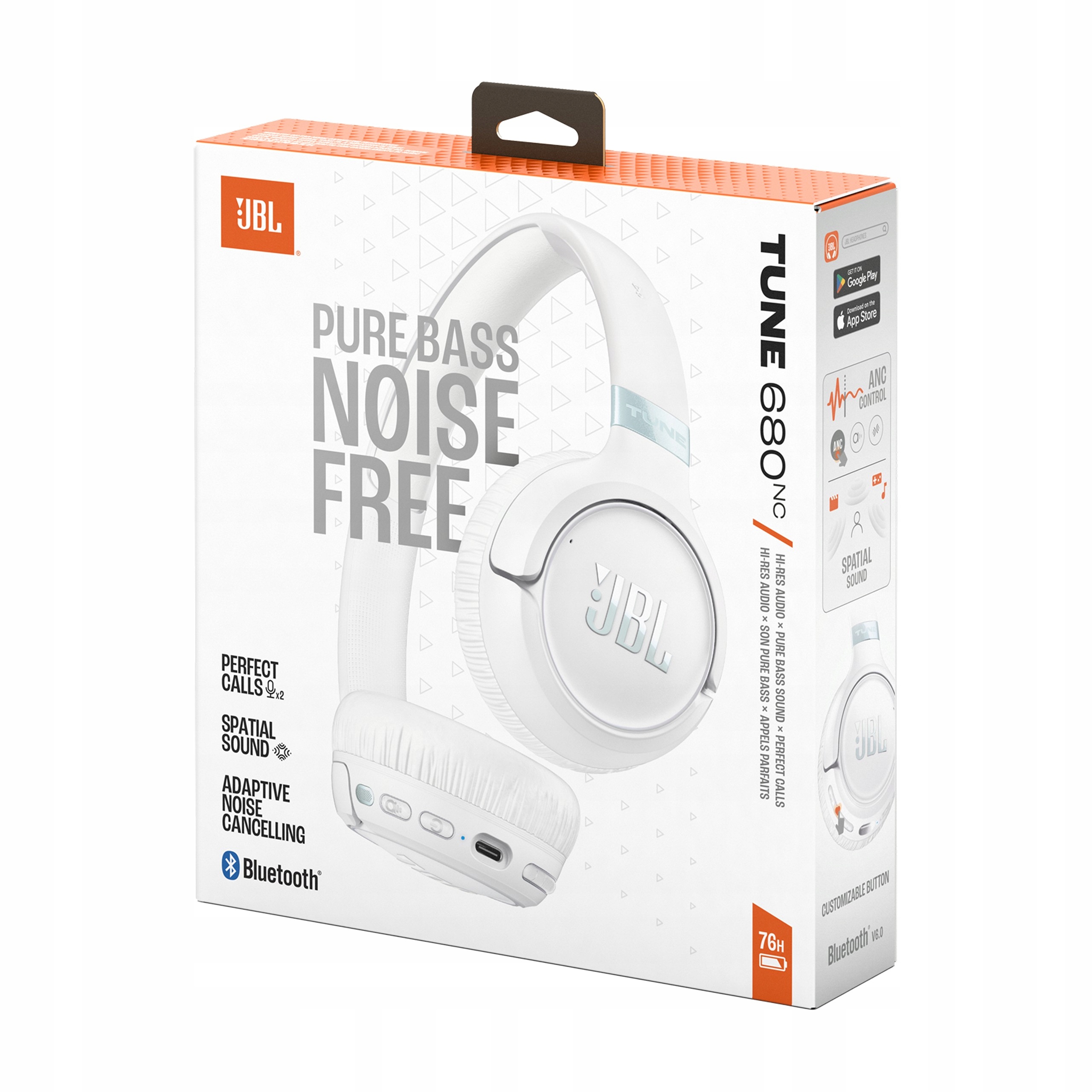 Slúchadlá JBL Tune 680NC White3 