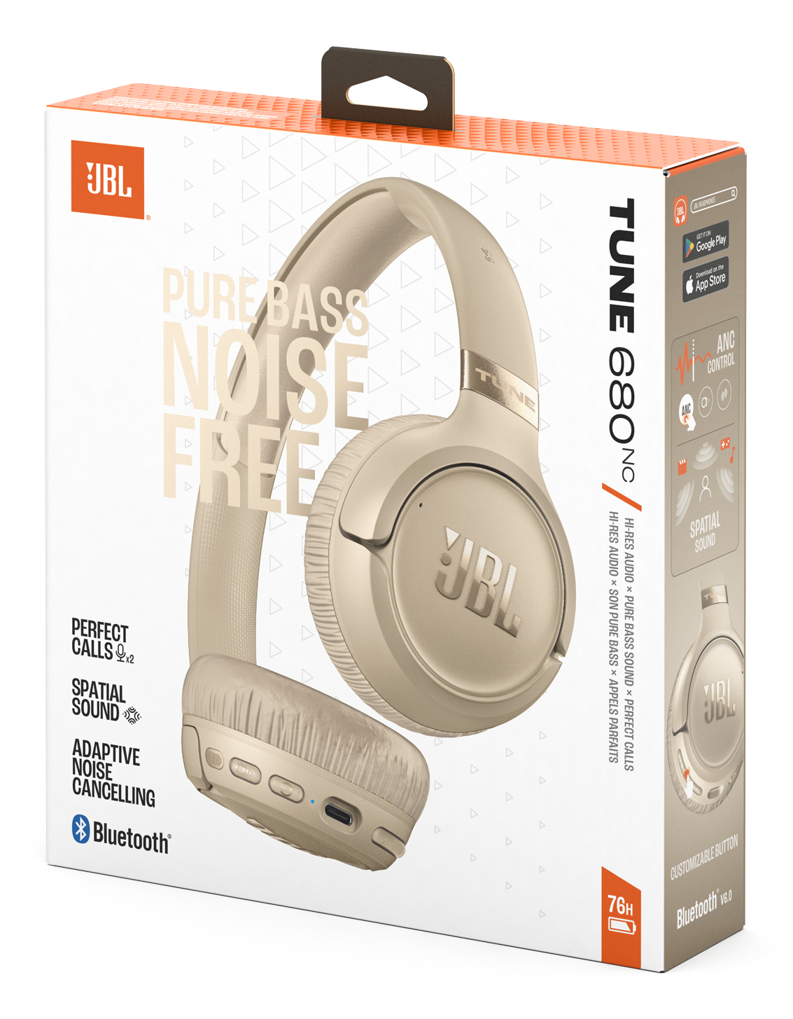Slúchadlá JBL Tune 680NC Beige8 