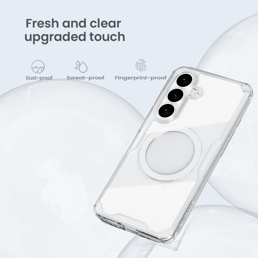 Nillkin Nature TPU PRO Magnetic Kryt pre Samsung Galaxy S26 Transparent5 