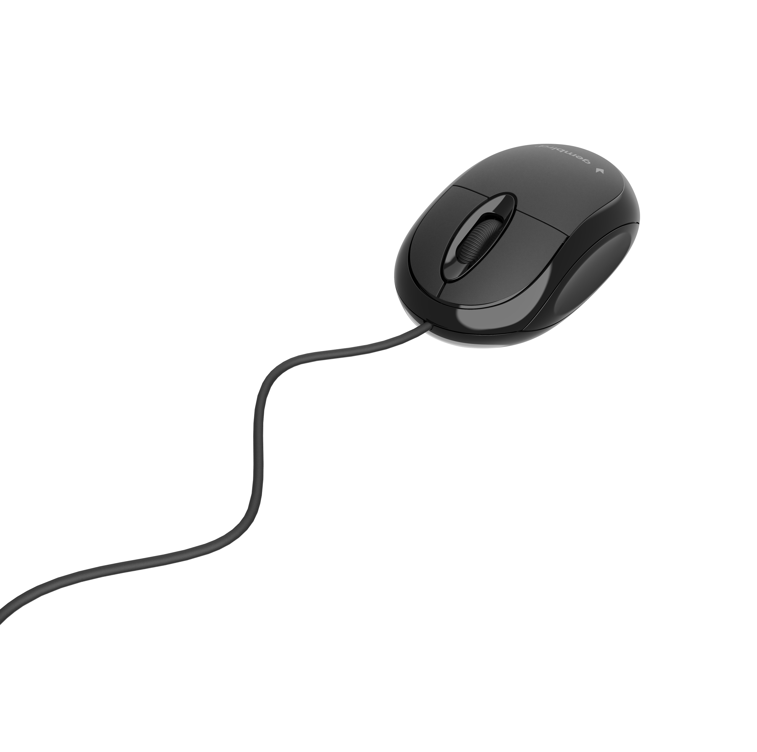 Myš GEMBIRD MUS-U-01,  drôtová,  optická,  vertikálna,  1200-3200 dpi,  USB,  čierna4 