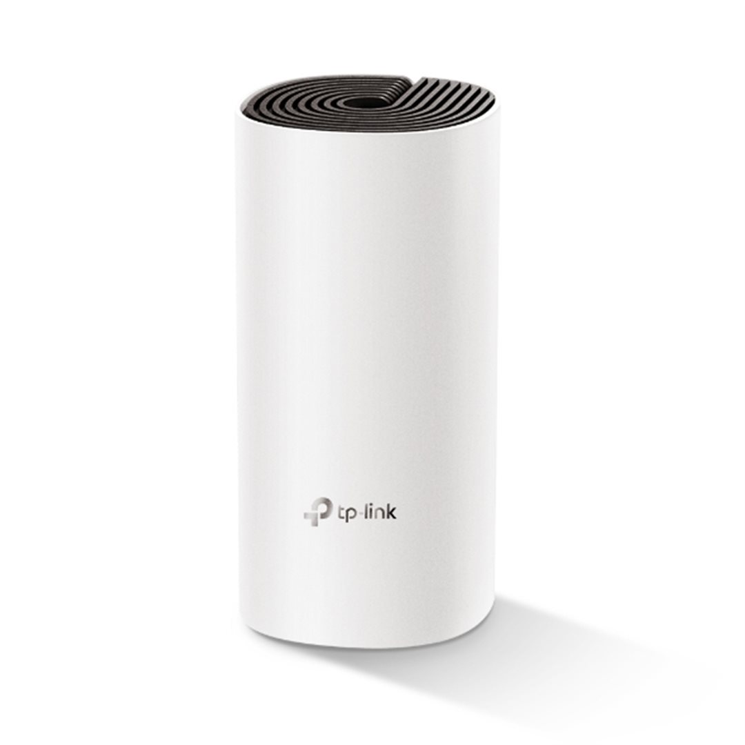 TP-Link AC1200 Whole-home Mesh WiFi System Deco E4(1-pack), 2x10/ 100 RJ450 