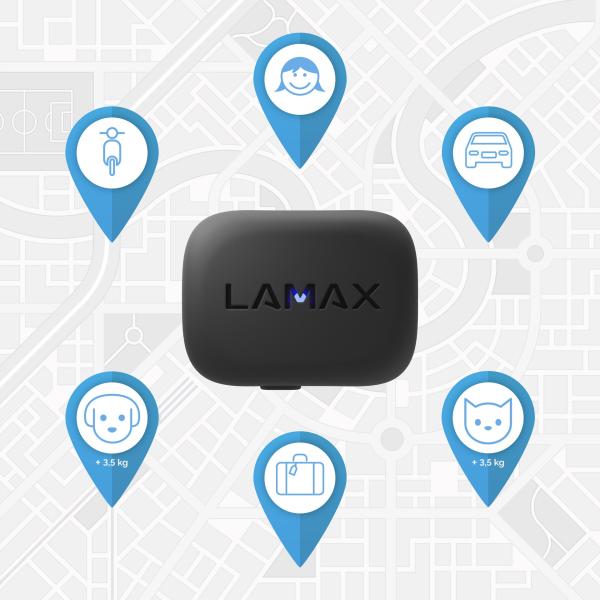 LAMAX GPS Locator + obojek 