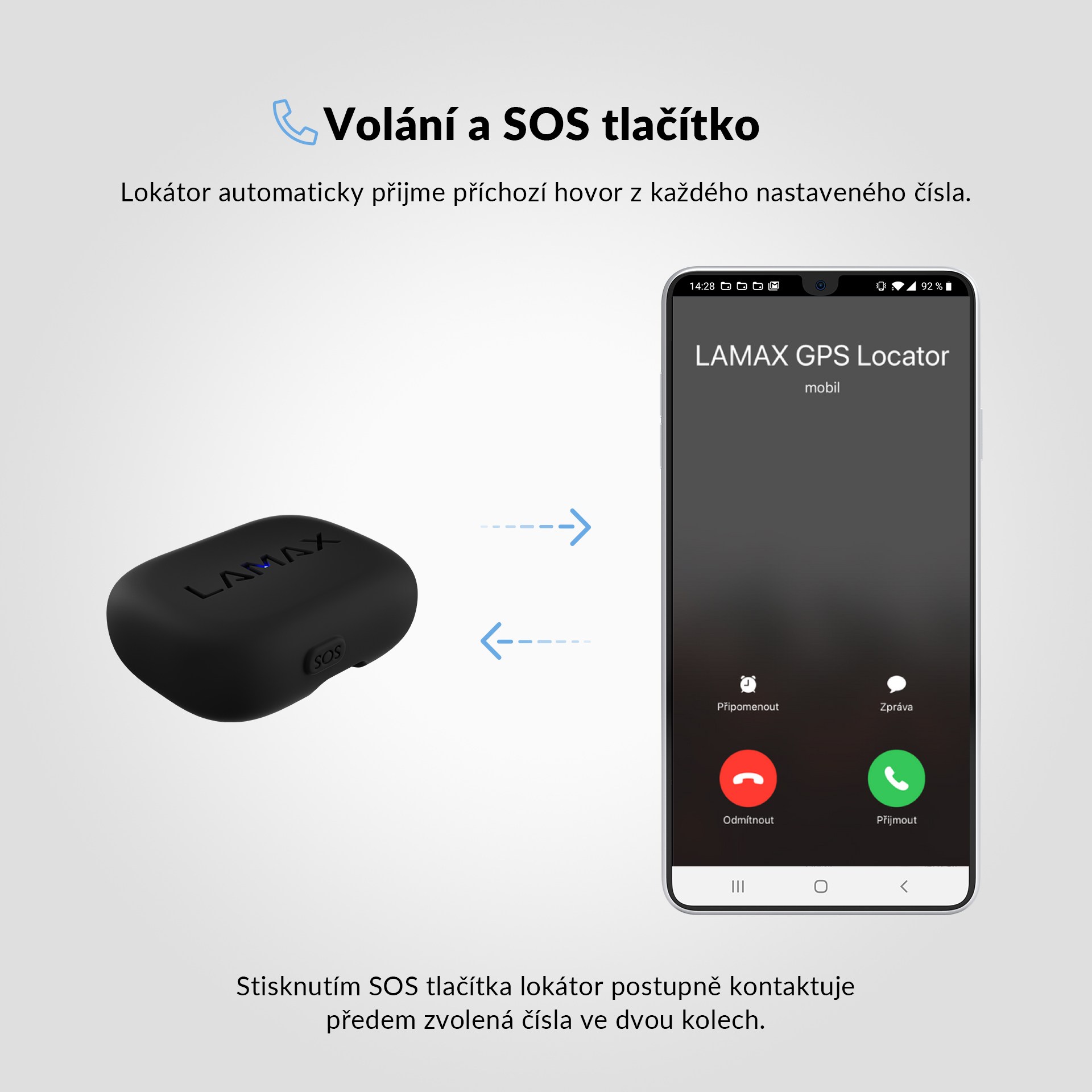 LAMAX GPS Locator + obojek1 