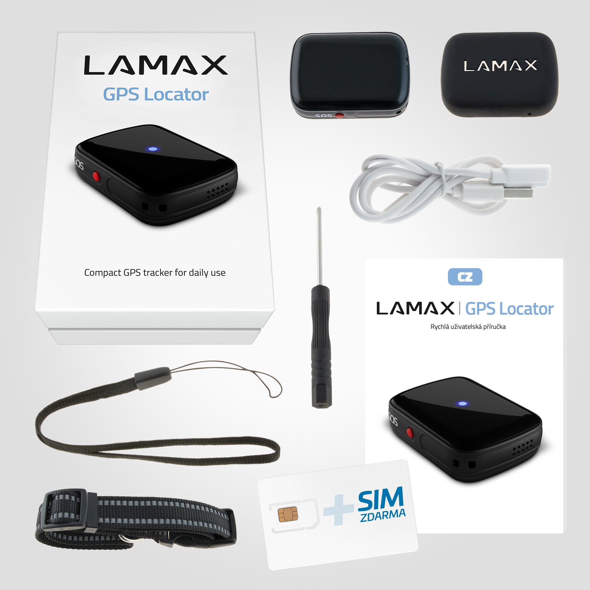 LAMAX GPS Locator + obojek1 