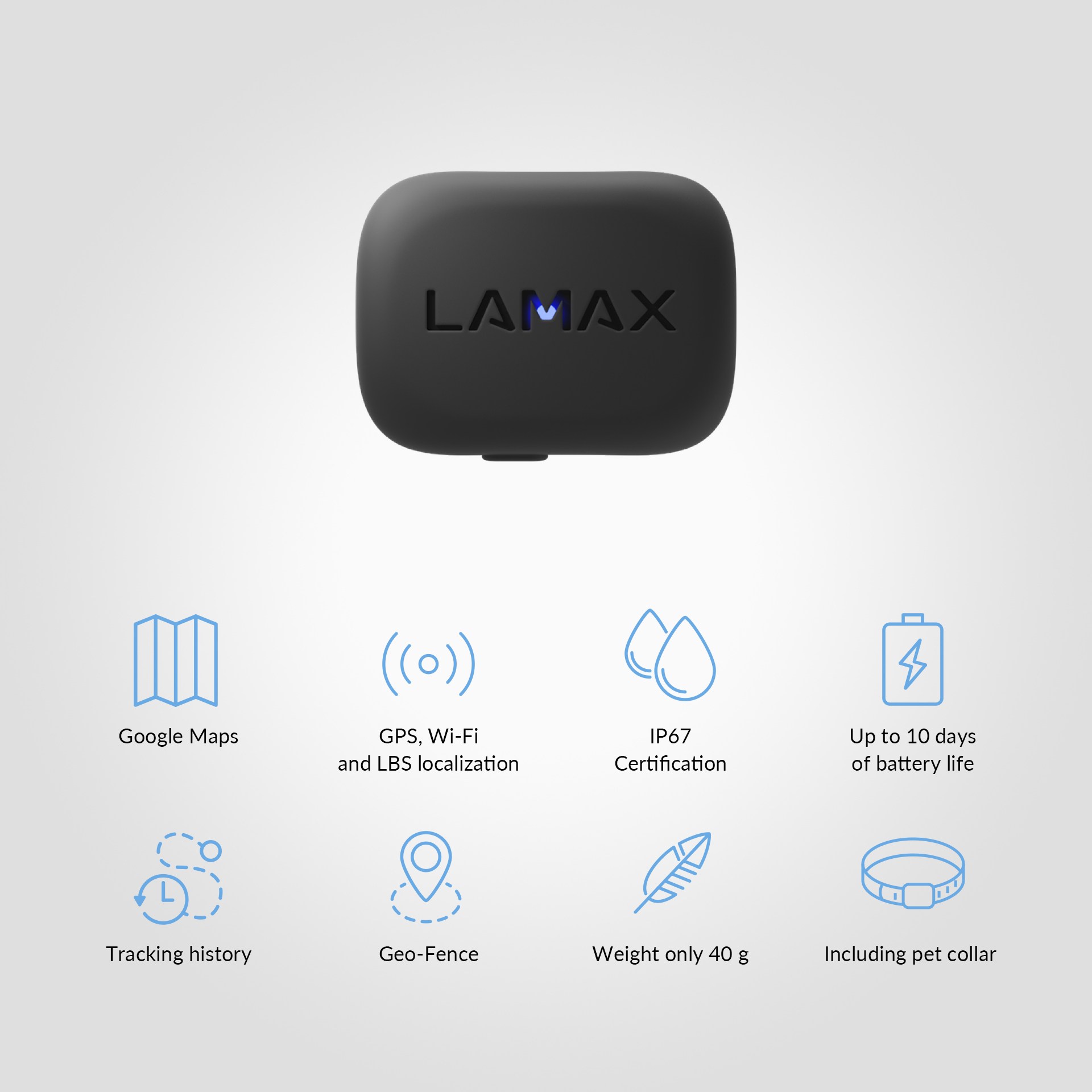 LAMAX GPS Locator + obojek1 