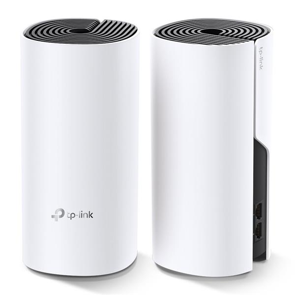 TP-LINK Deco M4(2-Pack) AC1200 Whole-Home Mesh Wi-Fi System, Qualcomm CPU, 867Mbps at 5GHz+300Mbps at 2.4GHz 