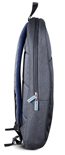 Canyon BP-4, batoh na notebook do veľkosti 15,6", štíhly, šedo-modrý 