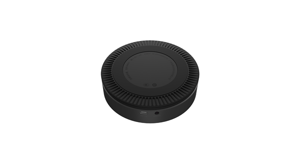 Speakerphone Alpha Prestigio Solutions VCS: 5W, 6 mic, 5m (Radius), Wireless charging, Connection via USB Type-C, AUX or 