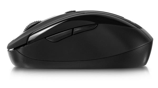 Canyon MSO-W6, Wireless optická myš USB, kompaktná, vhodná k notebookom, 1.600dpi, 6 tlač., čierna 