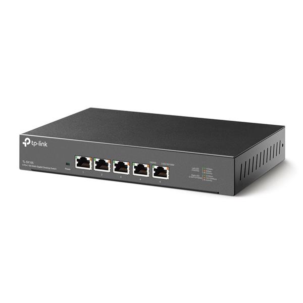 TP-LINK "5-Port 10G Multi-Gigabit Desktop SwitchPORT: 5× 10G RJ45 PortsSPEC: Desktop Steel CaseFEATURE: Plug and Play 