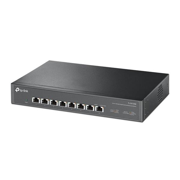 8-Port 10G Multi-Gigabit Switch PORT: 8× 10G RJ45 Ports SPEC: 1U 13-inch Rack-mountable Steel Case FEATURE: Plug and Pla 