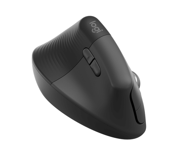 Logitech® Lift Left Vertical Ergonomic Mouse for Business - GRAPHITE / BLACK, pre ľavákov 