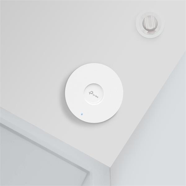 TP-LINK "AX3000 Ceiling Mount Dual-Band Wi-Fi 6 Access Point PORT:1×1Gbps RJ45 PortSPEED:574Mbps at  2.4 GHz + 2402 Mb 
