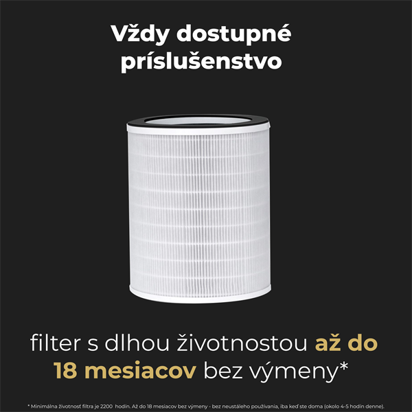 AENO Čistička vzduchu AP1S - SMART,60 m2, CADR 450 m3/h, CARBON & HEPA H13, UV lampa, WIFI 