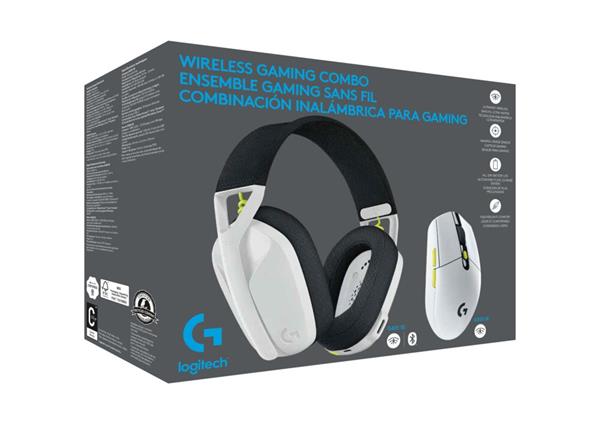 Logitech® G Wireless Gaming Combo - BLACK+WHITE+LIME - EER2 