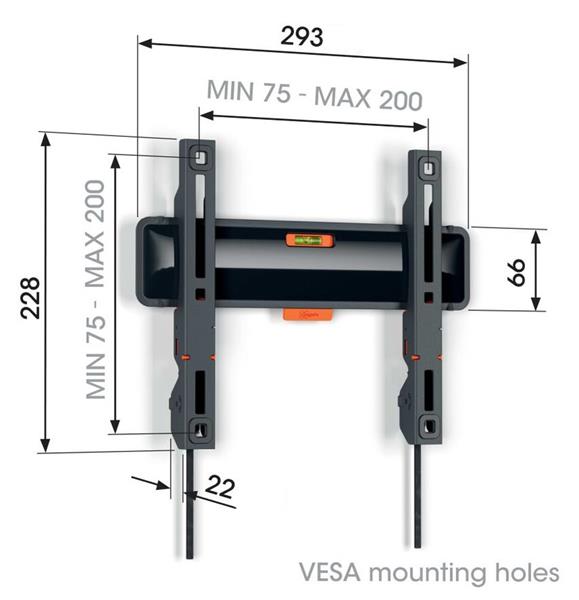 Vogels COMFORT TVM3203 Fixný TV držiak S pre TV 19-50" 