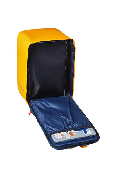 Canyon CSZ-03, batoh na notebook - palubovka, do veľkosti 15,6",  mechanizmus proti zlodejom, 20l, žltý 