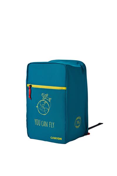 Canyon CSZ-03, batoh na notebook - palubovka, do veľkosti 15,6",  mechanizmus proti zlodejom, 20l, zelený 