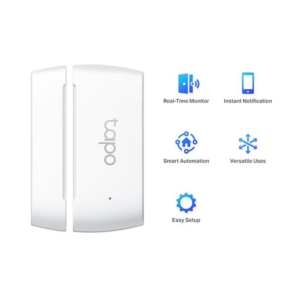 TP-LINK "Smart Door/Window SensorSPEC: 868 MHz, battery powered(1*CR2032), 3M tape pasteFeature: Tapo smart app, Tapo  