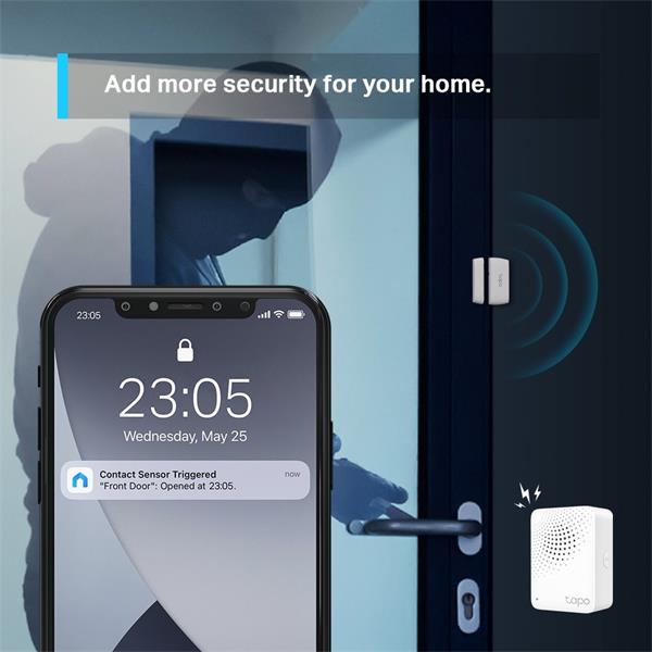 TP-LINK "Smart Door/Window SensorSPEC: 868 MHz, battery powered(1*CR2032), 3M tape pasteFeature: Tapo smart app, Tapo  