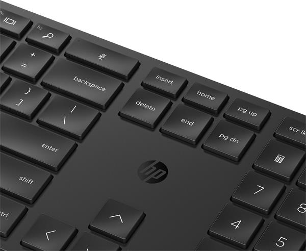 Bezdrôtová klávesnica a myš HP 650 - čierna 