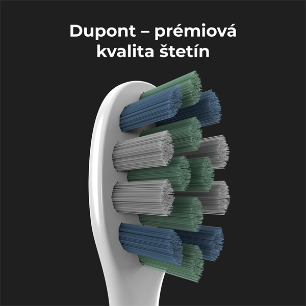 AENO Sonická zubná kefka DB1S,Biela,4 módy+smart,bezdrôtové nabíjanie,46000 ot/min,90 dní bez nabíjania, IPX7,3 hl 