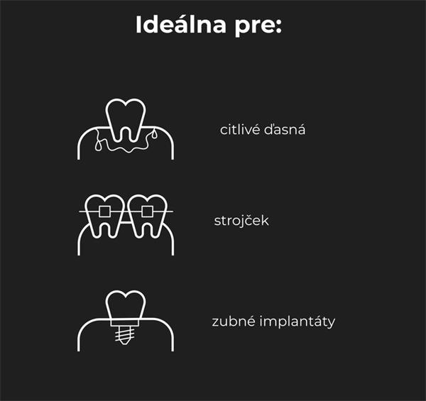 AENO sonická zubná kefka DB8, Biela, 3 módy,3 kefové hlavice+1 cist.nástroj,1zrkadlo,30000 ot/min,100 dní bez nab,IPX7  