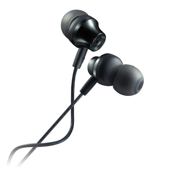Canyon SEP-3, štýlové slúchadlá do uší, pre smartfóny, integrovaný mikrofón a ovládanie, tmavo šedé 