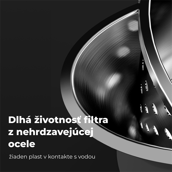 AENO Rychlovarná kanvica EK4 - 1,5l, 2200W, čierna Strix, dvojvrstvá stena, auto vypnutie 