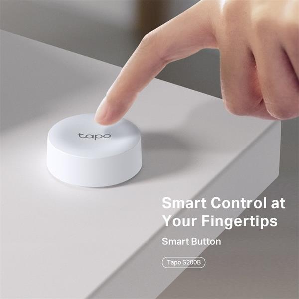 Smart Button SPEC: 868 MHz, battery powered(1*CR2032) Feature: Tapo smart app, Tapo smart hub required, smart action, mu 