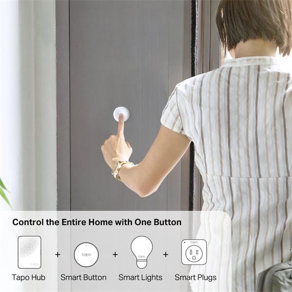 TP-LINK "Smart ButtonSPEC: 868 MHz, battery powered(1*CR2032)Feature: Tapo smart app, Tapo smart hub required, smart a 