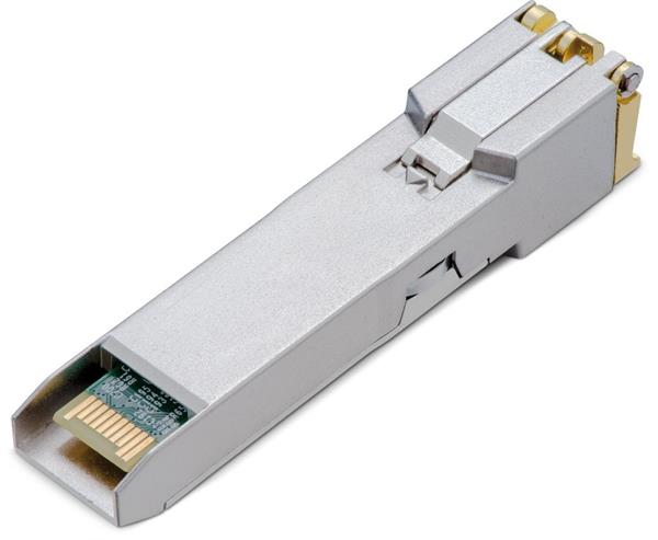 TP-LINK "10GBASE-T RJ45 SFP+ ModuleSPEC: 10Gbps RJ45 Copper Transceiver, Plug and Play with SFP+ Slot, Support DDM (Tem 