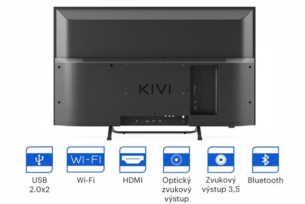 KIVI TV 32H550NB, 32" (81cm), HD LED TV, Nosmart, Black, 1366x768, 60 Hz,2x8W, 33 kWh/1000h ,HDMI ports 2 