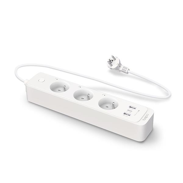 TP-LINK "Smart Wi-Fi Power Strip, 3-Outlets, HomekitSPEC: 2.4 GHz Wi-Fi required, 100-240V, 50/60Hz, 10A max, 2300W max 
