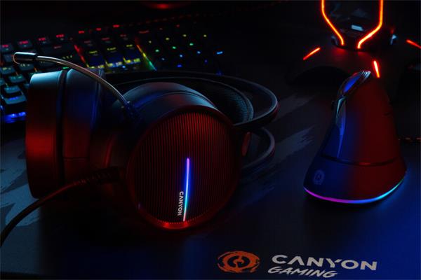 Canyon GK-4, Deimos herná klávesnica, USB, mechanická, LED podsvietenie 20 režimov, SK/CZ klávesy 