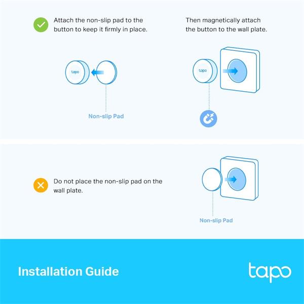 TP-LINK "Smart Remote Dimmer SwitchSPEC: 868 MHz, battery powered(1*CR2032), EU/UK wall plateFeature: Tapo smart app,  
