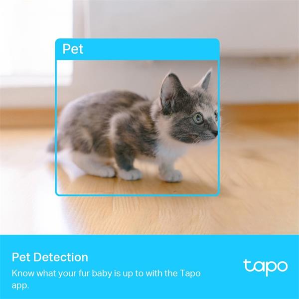 TP-LINK "Tapo Pan/Tilt AI Home Security Wi-Fi CameraSPEC: 2K (2560x1440) 4MP, Starlight Sensor, 2.4 GHz Wi-Fi, 802.11b/ 