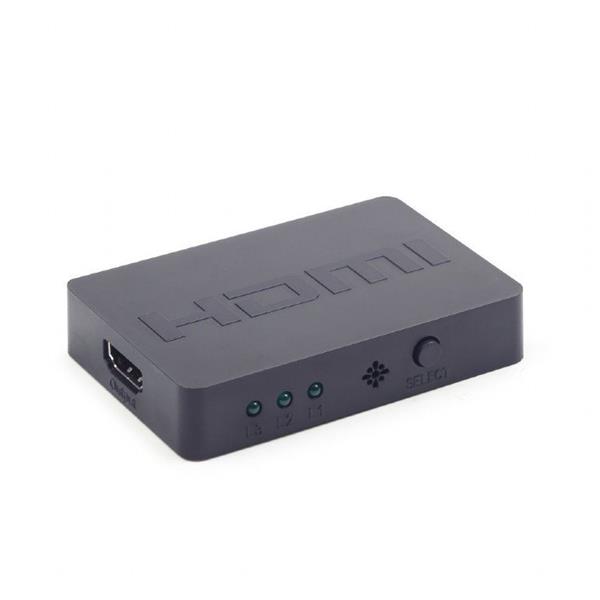 Gembird switch HDMI, 3 x port out / 1 x port in 