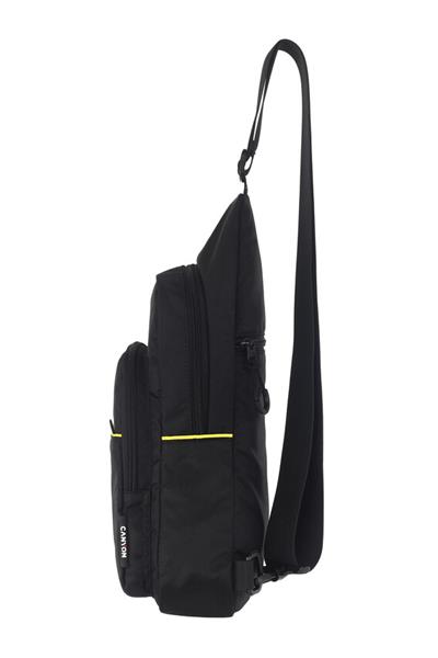Canyon CB-2, taška / batoh Cross Body, 3.5l, vodeodolný, čierny 