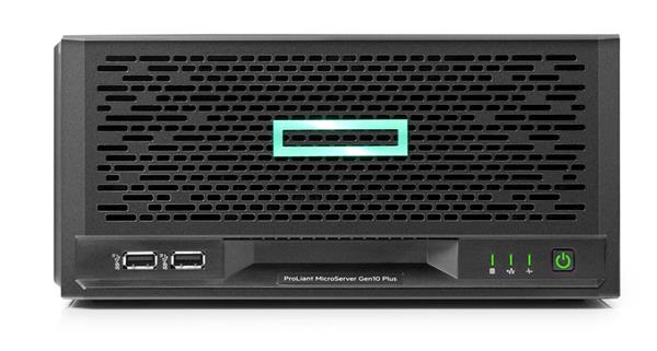HPE ProLiant MicroServer G10+ v2 E-2314 4-core 16GB-U VROC 4LFF-NHP 4p-1Gb 180W External PS Server 
