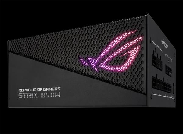 Zdroj 850W ASUS ROG-STRIX-850G-AURA-GAMING GOLD, retail 