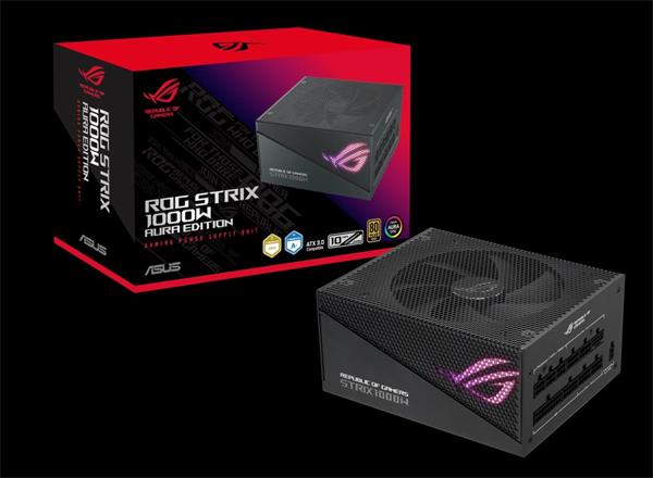 ASUS zdroj ROG STRIX 1000W Gold Aura Edition,  1000W,  80+ Gold,  ARGB 