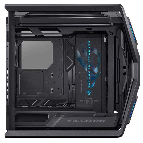 ASUS case ROG HYPERION (GR701),  Mid Tower,  průhledná bočnice,  černá 