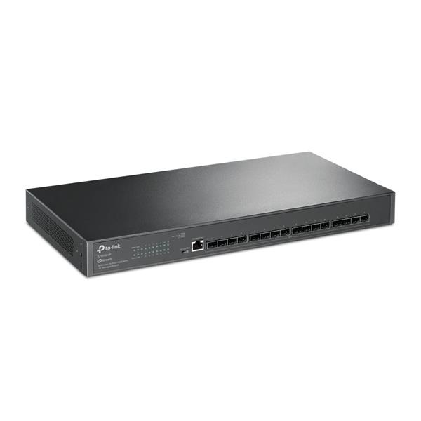 TP-LINK "JetStream™ 16-Port 10GE SFP+ L2+ Managed SwitchPORT: 16× 10G SFP+ Slots, RJ45/Micro-USB Console PortSPEC: 1U  
