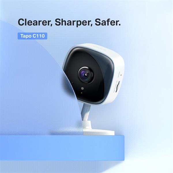 TP-LINK "Home Security Wi-Fi CameraSPEC: 3MP (2304x1296), 2.4 GHzFEATURE: Motion Detection and Notifications, Sound an 