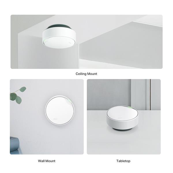 AX3000 Whole Home Mesh Wi-Fi 6 System with PoE SPEED: 574 Mbps at 2.4 GHz + 2402 Mbps at 5 GHz SPEC: 4× Internal Antenna 