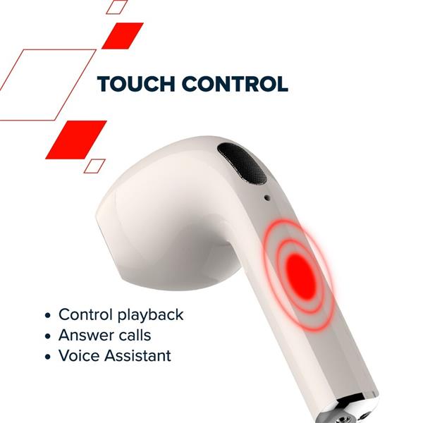 Canyon TWS-6, True Wireless Bluetooth slúchadlá do uší, nabíjacia stanica v kazete, béžové 
